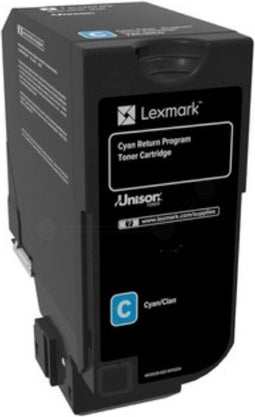 Lexmark - 74C2HCE - Toner cyaan