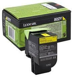 LEXMARK 802Y tonercartridge geel low capacity 1.000 pagina s 1-pack return program