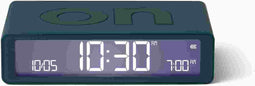 Lexon Flip Classic ON OFF omkeerbare oplaadbare Wekker - Trendy Duck Blue