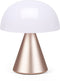 Lexon Mina M oplaadbaar ledlamp Medium - Soft Gold