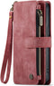 Caseme - Geschikt voor iPhone 14 Pro - Portemonnee hoes - Rood