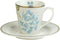 Laura Ashley Heritage Collectables Espresso kopjes met schotel - Cobblestone 9 cl.