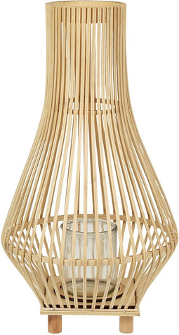 LEYTE - Lantaarn - Lichthout - 58 cm - Wilgenhout