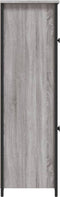 vidaXL - Hoge - kast - 62x32x106,5 - cm - bewerkt - hout - grijs - sonoma