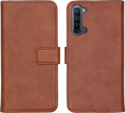 iMoshion Hoesje Geschikt voor Oppo Find X2 Lite Hoesje Met Pasjeshouder - iMoshion Luxe Bookcase - Bruin