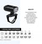 Lezyne Helmet Micro Drive Pro 1000+ - Fietslicht voorlicht - USB-C Oplaadbare Fietslamp - Incl. Helm Bevestiging - Waterdicht fietsverlichting - 1000 lumen - Zwart