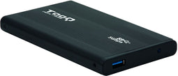 TooQ TQE-2524B - Externe behuizing - 2.5" SATA III-USB 3.0 - Zwart