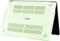Lunso Geschikt voor MacBook Pro 13 inch (2016-2019) cover hoes - case - Candy Honeydew Green