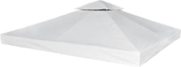 vidaXL - Vervangend - tentdoek - prieel - 310 - g/m² - 3x3 - m - crèmewit