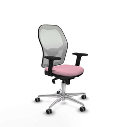 Piqueras y Crespo 2D086G0 - Bureaustoel - Verstelbare hoogte met armleuning - Roze