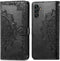 iMoshion Hoesje Geschikt voor Samsung Galaxy A25 / A24 Hoesje Met Pasjeshouder - iMoshion Mandala Bookcase - Zwart