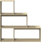 vidaXL - Kamerscherm - / - boekenkast - 123x29x123 - cm - hout - sonoma - eiken