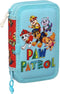 PAW Patrol Gevuld etui, Funday -28 stuks - 19,5 x 12,5 x 4 cm - Polyester