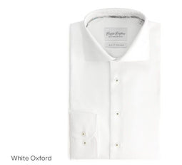 Oxford BBO34F110-2082-1000 Shirt LS Wide Spread Boston Brothers - Wit - Maat 42