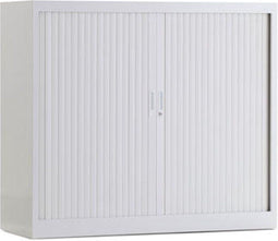 Archiefkast - Claudius Basic roldeurkast 105x120x45 wit