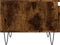 vidaXL - Salontafel - 50x46x35 - cm - bewerkt - hout - gerookt - eikenkleurig