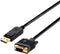 Aisens A125-0365 - HDMI-Kabel - 2 m - DisplayPort naar VGA - Zwart