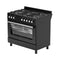 Wiggo WO-E906B(BB) - Gasfornuis - 5 pitten - 90 cm - 110 Liter - Energieklasse A - Zwart