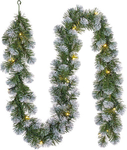 Black Box Trees - Norton guirlande led werkt op batterijen groen frosted 15L TIPS 80 - l180xd20cm - Kerstbomen