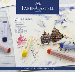 Faber Castell fc-128324 pastelkrijt creative studio softpastel 24 delig etui