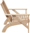 vidaXL - Tuinstoelen - Adirondack - 2 - st - 75x77x77 - cm - massief - grenenhout