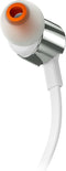 JBL T210 - In-ear hoofdtelefoon - JBL Pure Bass geluid - Grijs Zilver