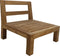 Loungedeel met kussens Aruba - teak - onbehandeld/dark grey