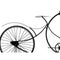 Bordsklocka Fiets Zwart Metaal 95 x 50 x 12 cm