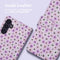 iMoshion Hoesje Geschikt voor Samsung Galaxy A54 (5G) Hoesje Met Pasjeshouder - iMoshion Design Bookcase smartphone - Meerkleurig / Purple Flowers