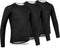 GripGrab Ride 3PACK - Thermal Lange Mouw Fiets Ondershirt - Geurarm - Zwart (3 stuks)