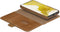 D. Bramante Galaxy S22+ - Flip cover - Magneetsluiting en ruimte voor pasjes - Cognac