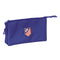 Pennenetui met 3 vakken Atlético Madrid Donkerblauw 22 x 12 x 3 cm