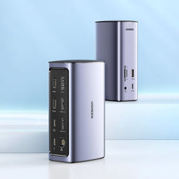 Ugreen USB-C Docking Station 12-in-1 - Ethernet LAN - microSD - DisplayPort - 748g