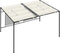 vidaXL - Prieel - met - uittrekbaar - dak - 180 - g/m² - 3x4x2,3 - m - crèmekleurig