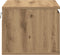 vidaXL - Nachtkastje - met - LED - Muurmontage - Artisan - Eiken - 50x36x30 - cm