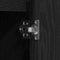 vidaXL - Dressoir - met - LED - Zwart - Eiken - 71x34,5x75 - cm - Gelaagd - Hout