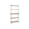 Planken DKD Home Decor 90 x 35 x 180 cm Kristal Natuurlijk Hout Transparant Hout MDF