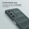 imoshion Hoesje - Geschikt voor Samsung Galaxy A14 (5G) / A14 (4G) - EasyGrip Backcover - Donkergroen