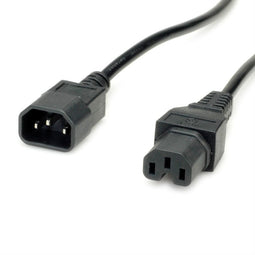 Value 19.99.1123 - Kabel IEC320 C14/C15 - 300 cm - Zwart