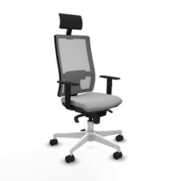 Bureaustoel met hoofdsteun Piqueras y Crespo 1D026N1 Lichtgrijs