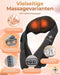 MASSAGEWERK® Shiatsu - Elektrisch nekmassageapparaat - Warmtefunctie 4D-massage - Zwart