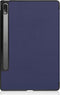 Lunso - Geschikt voor Lenovo Tab P12 Pro - Tri-Fold Bookcase hoes - Donkerblauw (niet voor de Geschikt voor Lenovo Tab P12)
