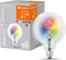 LEDVANCE SMART LED-lamp met WiFi-technologie, E27, RGB-kleuren veranderlijk, Globe-vorm, gekleurd filament als stemmingslicht, vervanging voor conventionele 6-W-gloeilampen, controleerbaar met Alexa, Google & App