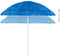 vidaXL - Strandparasol - Hawaï - 240 - cm - blauw