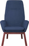 vidaXL Relaxstoel stof blauw