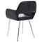 vidaXL Eetkamerstoelen 2 st kunstleer zwart