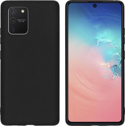 iMoshion Hoesje Geschikt voor Samsung Galaxy S10 Lite Hoesje Siliconen - iMoshion Color Backcover - Zwart