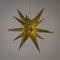 Anna Collection verlichte 3D kerstster - goud - 60 cm - kunststof