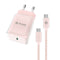 Muvit for Change Glass - Wandlader + USB-C Kabel - Snellader 30 W 3 A - Roze