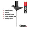 VOSS.farming Farm 156 - Schrikdraadpalen - 156 cm - Zwart (40 stuks)